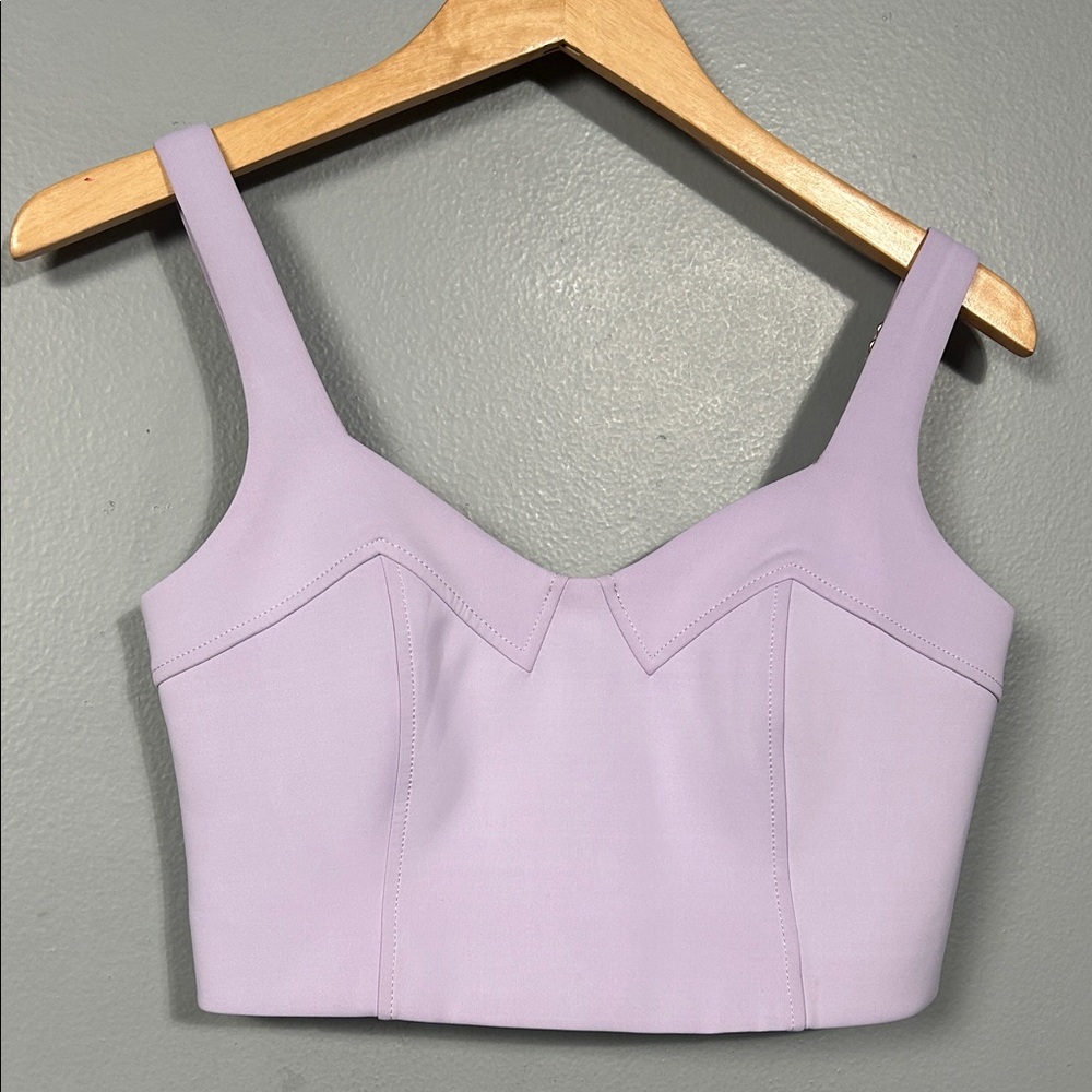 Marciano Guess Lavender Crop Corset tank top size S